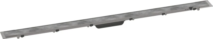 Hansgrohe RainDrain Rock Abdeckung für Duschrinne, edelstahl