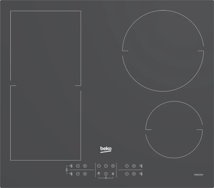 Beko HII64200FMTZG Induktionskochfeld autark