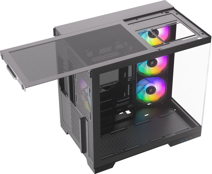 Silentware View A-RGB Black, Glasfenster