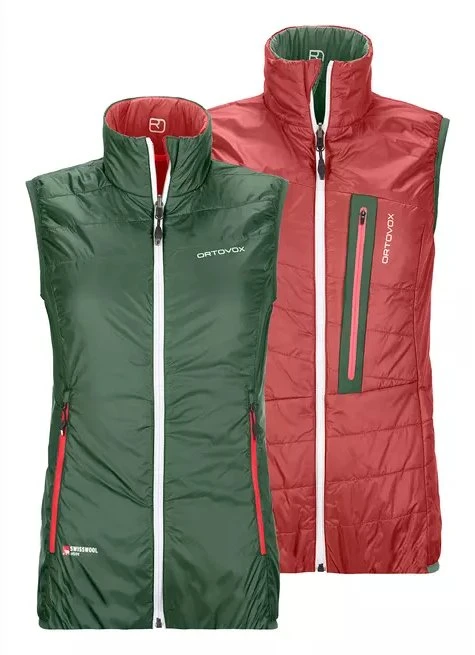 Ortovox Swisswool Piz Grisch Funktionsweste green forest (Damen)