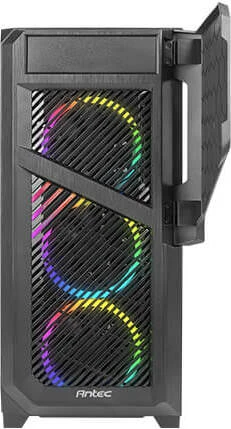 Antec Dark League Dark Phantom DP502 Flux, schwarz, Glasfenster