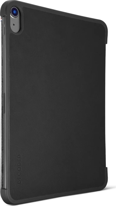 Decoded Leder Slim Cover für iPad 10.9" 2022, schwarz