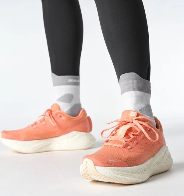 Salomon Aero Glide 3 fusion coral/vanilla ice/tender peach (Damen)