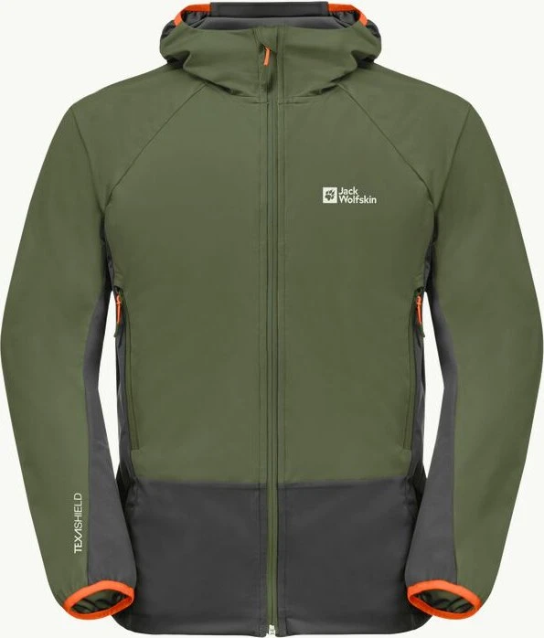 Jack Wolfskin Eagle Peak II Hoody Funktionsjacke greenwood (Herren)