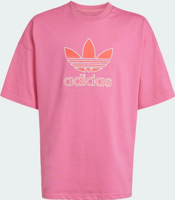 adidas Oversize Trefoil T-Shirt kurzarm pink fusion (Junior)