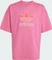 adidas Oversize Trefoil T-Shirt kurzarm pink fusion (Junior) Vorschaubild
