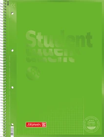 Brunnen Student Colour Code Collegeblock, A4, Lineatur 26, kiwi, 80 Blatt