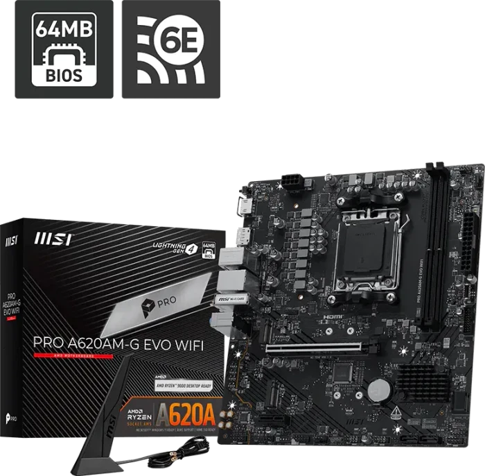 MSI PRO A620AM-G EVO (AMD AM5)