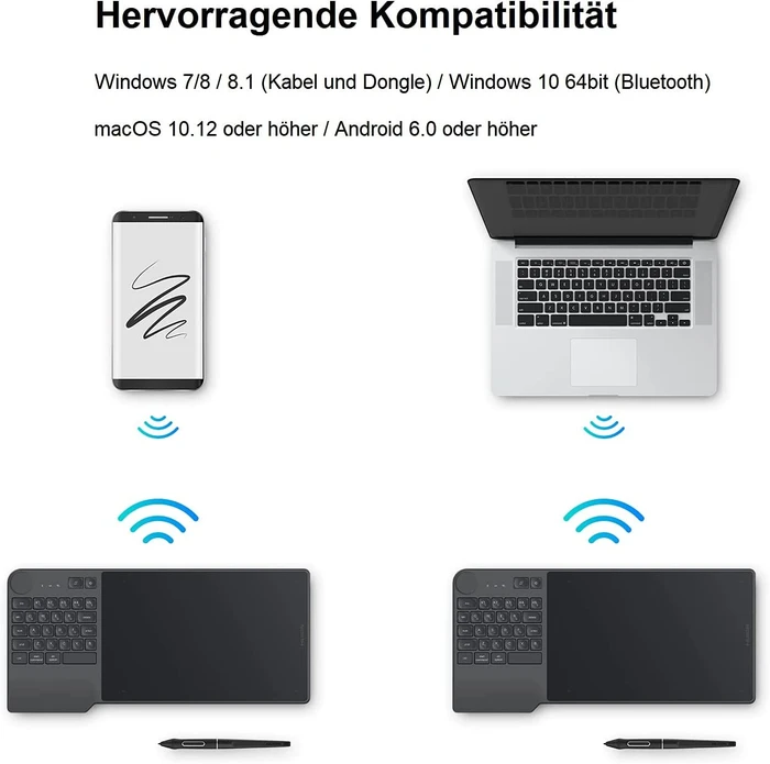 Huion Inspiroy Keydial KD200, Metal Grey