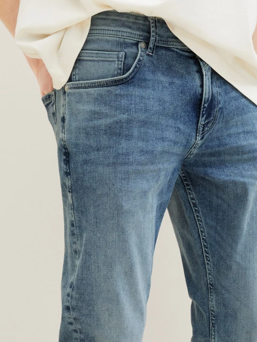 Tom Tailor Piers Slim Jeans Jeans used light stone blue denim (Herren)