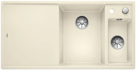 Blanco Axia III 6 S InFino Becken rechts mit Ablauffernbedienung jasmin inkl. Glasschneidebrett