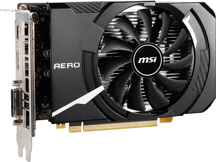 MSI GeForce GTX 1650 D6 Aero ITX, 4GB GDDR6, DVI, HDMI, DP