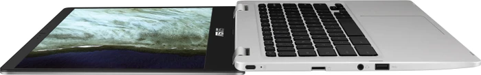 ASUS Chromebook C423NA-EB0462, silber, Celeron N3350, 4GB RAM, 64GB Flash, DE