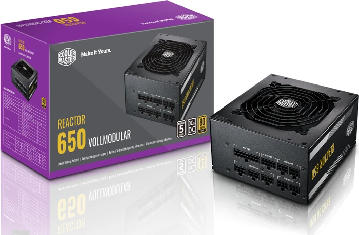 Cooler Master Reactor Gold Full Modular 650W, ATX 2.31
