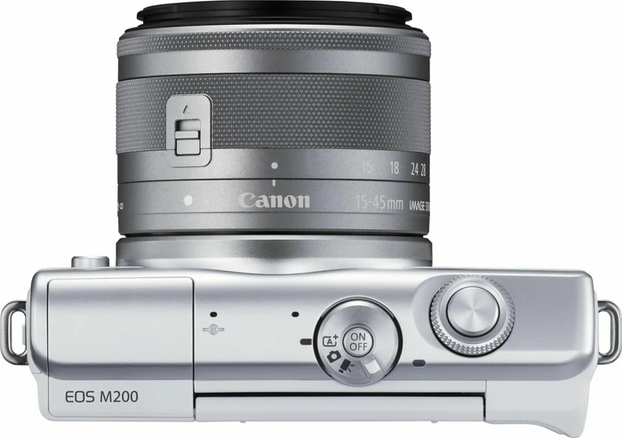 Canon EOS M200 weiß mit Objektiv EF-M 15-45mm 3.5-6.3 IS STM