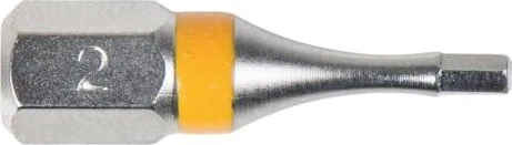 KS Tools TORSIONpower Innensechskant Bit 1/4", 2x25mm, 1 Stück