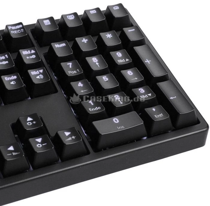 Ducky Shine 3, LEDs weiß, MX Blue, USB, DE