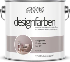 Schöner Wohnen Designfarben innen elegantes puderrosa, 2.5l