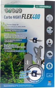 Dennerle Carbo NIGHT FLEX400 Set, Präzisions-Druckminderer für Einweg und Mehrweg CO2 Druckflaschen, mit Magnetventil