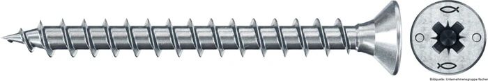 fischer PowerFast FPF II CZF BC PZ1 3x35 Spanplattenschraube, 3x35mm, 100 Stück