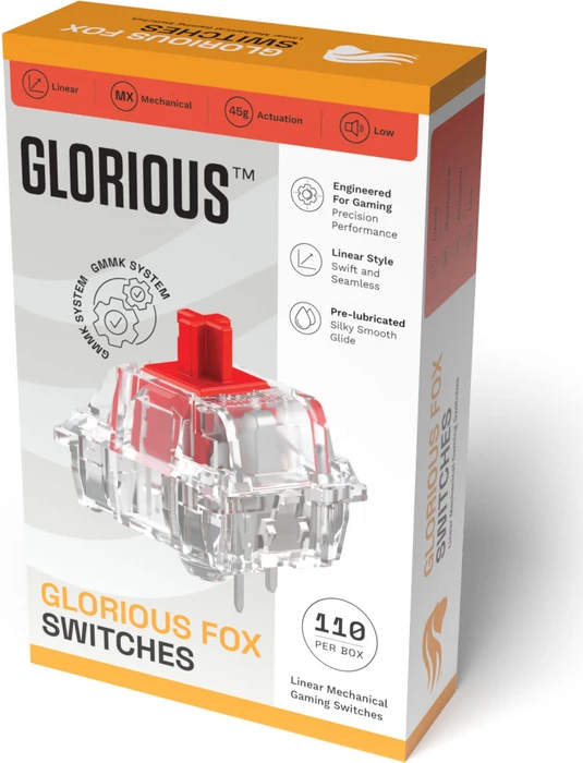 Glorious Fox MX Linear Switch, geschmiert, 110er-Pack