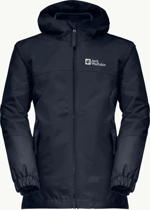 Jack Wolfskin Girls Iceland 3in1 Funktionsjacke night blue (Junior)
