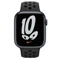 Apple Watch Nike Series 7 (GPS + Cellular) 45mm Aluminium Mitternacht mit Sportarmband anthrazit/schwarz Vorschaubild
