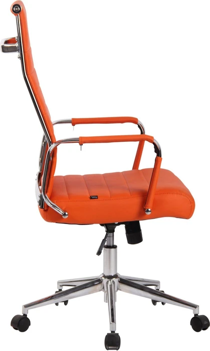 CLP Kolumbus Kunstleder Bürostuhl, orange