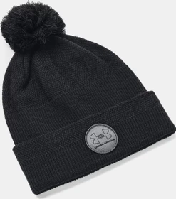 Under Armour Driver mit Bommel Mütze schwarz (Herren)