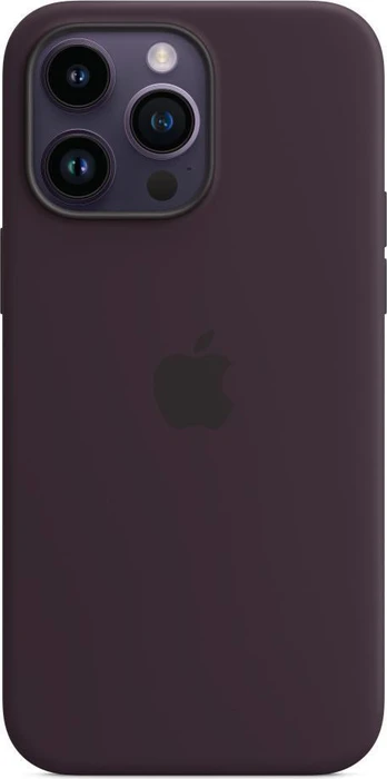 Apple Silikon Case mit MagSafe für iPhone 14 Pro Max Holunder