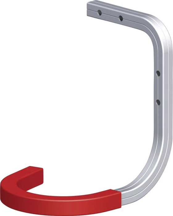Alfer Wand- und Decken-Fahrradhaken gummiert Wandhalterung