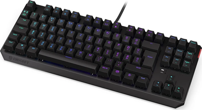Endorfy Thock TKL, LEDs RGB, Kailh RED, USB, HU
