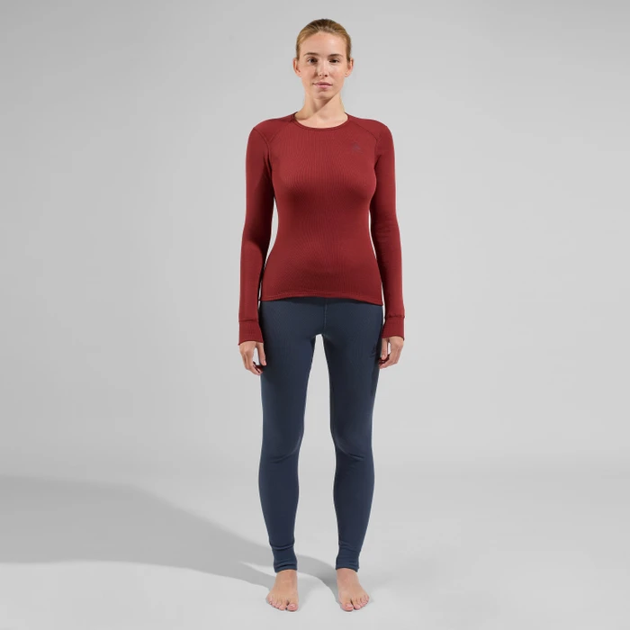 Odlo Active Warm Eco Funktionsshirt langarm spiced apple (Damen)