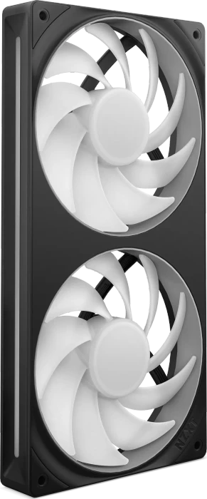 NZXT F Series F240 RGB Core Single-Frame Fan Unit, Matte Black, schwarz, LED-Steuerung, 240mm