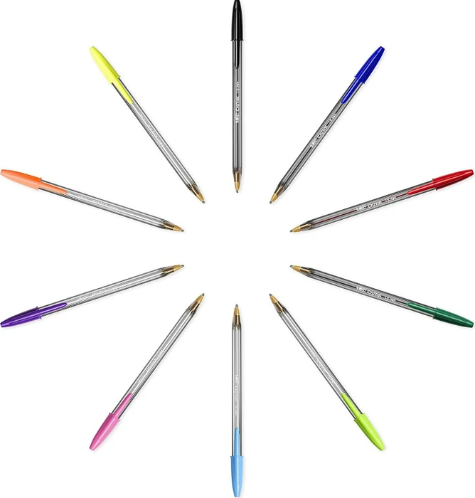 BIC Cristal Multi Colour 0.6mm Kugelschreiber (Mine) sortiert, 10er-Set (943437) – Bild 3 von 7