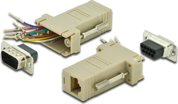 Digitus RJ-45 Buchse auf seriell DB9 Stecker
