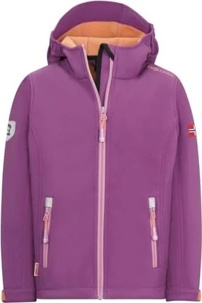 Trollkids Girls Trollfjord Funktionsjacke mallow pink (Junior)