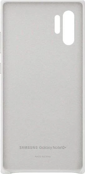 Samsung Leather Cover für Galaxy Note 10+ weiß