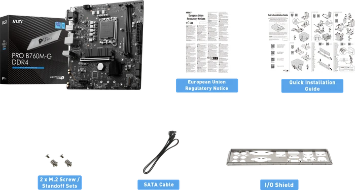 MSI PRO B760M-G DDR4 (Intel 1700)