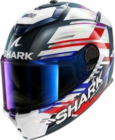 Shark Spartan GT Pro Carbon Zarco de France 2026 weiß/grau/rot/blau