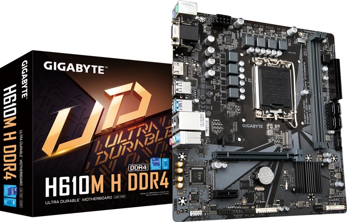 GIGABYTE H610M H DDR4 (Rev. 1.0) (Intel 1700)
