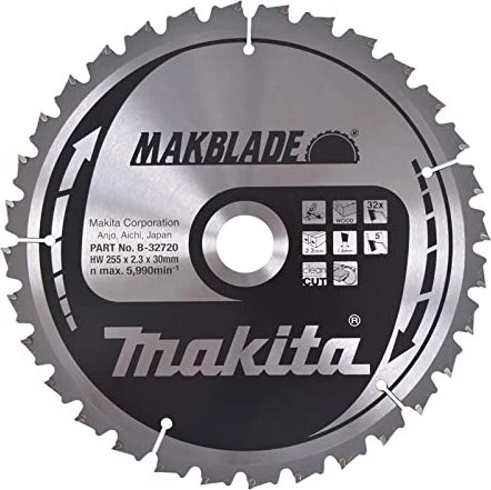 makita B-32720 Kreissägeblatt 255,0 mm, 32 Zähne Image