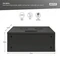 Digitus Professional SoHo Line 19" Wandgehäuse 4HE, unmontiert, Sicherheitsglastür, IP20, RAL 9005, 400mm tief Vorschaubild