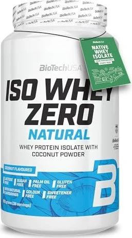 BioTech USA Iso Whey Zero Natural Kokonuss 908g