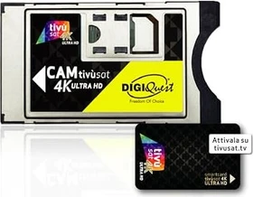 Digiquest CAM Tivusat 4K Ultra HD schwarz