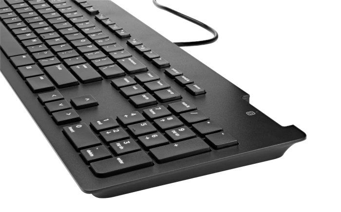 HP Business Slim v2 Smartcard Keyboard, schwarz, mit Copilot-Taste, USB, CH
