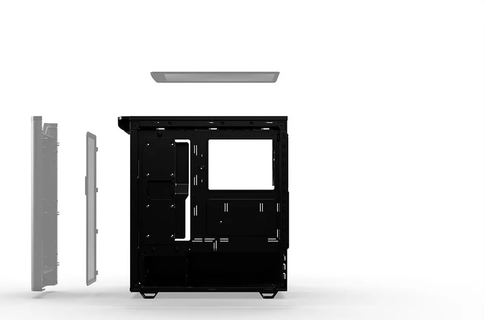 be quiet! Pure Base 501 Airflow Black, schallgedämmt