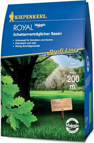 Kiepenkerl Profi-Line Royal Schatten-Rasen Saatgut, 4kg