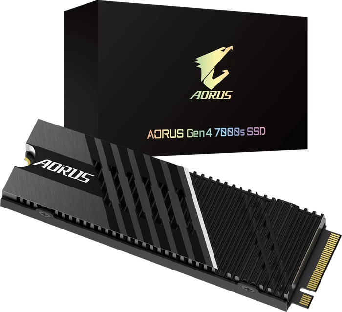 GIGABYTE AORUS Gen4 7000s SSD 1TB, M.2 2280 / M-Key / PCIe 4.0 x4, Kühlkörper