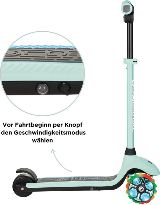 Globber E-Motion 4 Plus Elektro-Roller mint 10km/h
